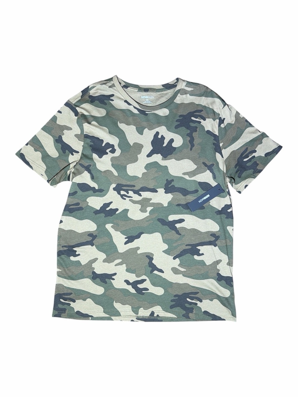 Fashion Nova Oversized Camo Short Sleeve Tee in Green XL